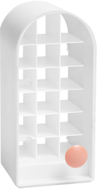 스탠드선반 립스틱 꽂이 정리대, 화이트, 1개