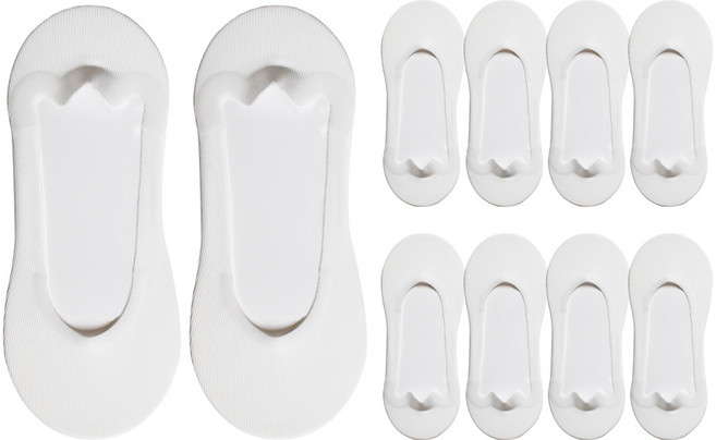 QDA 남성용 프리미엄 논슬립 마약덧신 일반형 10족