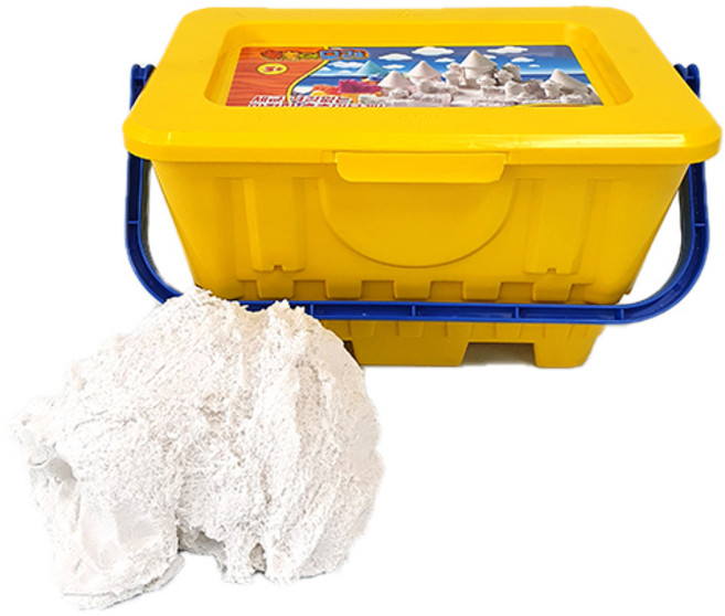 샌드얼라이브 촉촉이모래 모래놀이, 화이트, 3.7kg, 1개
