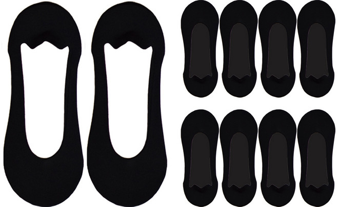 QDA 女性用高級防滑麻藥隱形襪 一般型 10雙