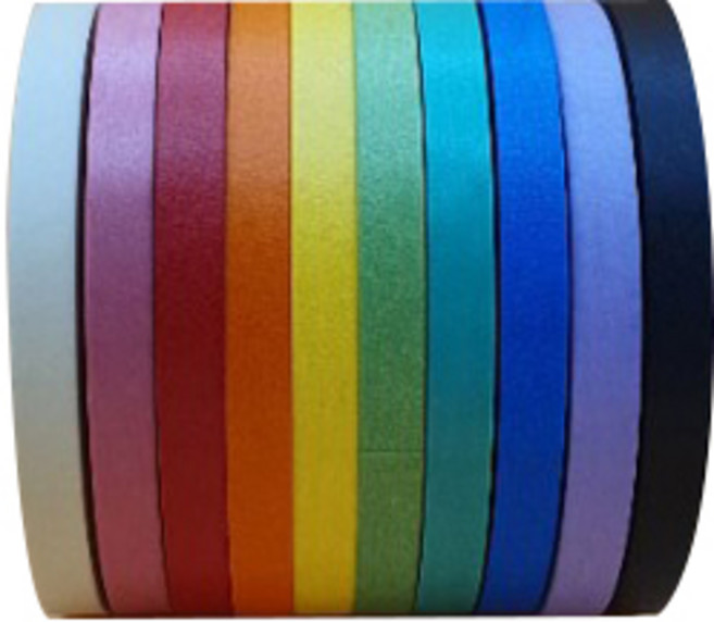 유로셀 마스킹 테이프 10종 10mm x 40m, 1세트