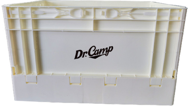 닥터캠프 캠핑 뉴 폴딩박스, 아이보리, 1개