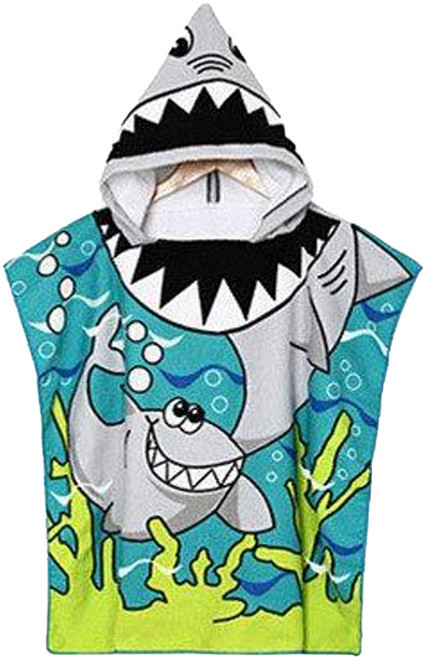 아동용 캐릭터 후드 비치타월