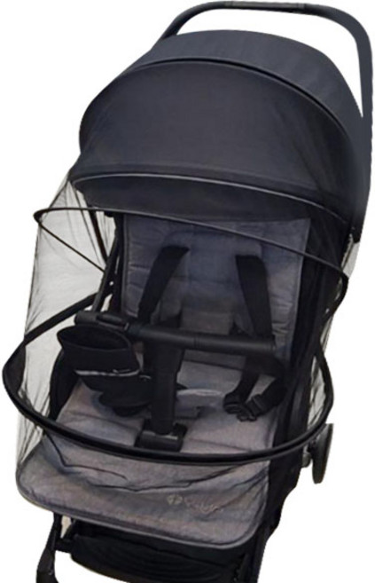커즈니 올핏 유모차 모기장, 블랙, 1개