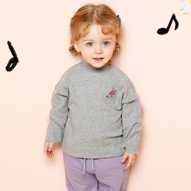 밀크마일 아동용 마이햇 반폴라 기본 티셔츠