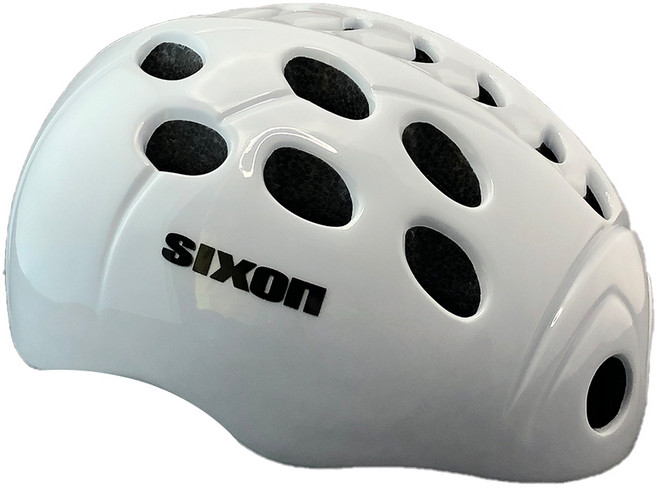 식스온 아동용 플래그 헬멧, 화이트, 1개