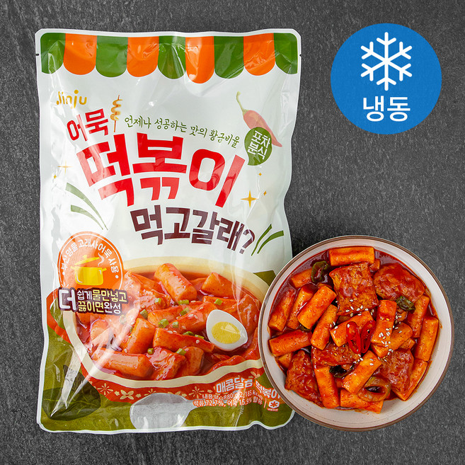진주햄 포차분식 어묵 떡볶이 먹고갈래 (냉동), 880g, 1개