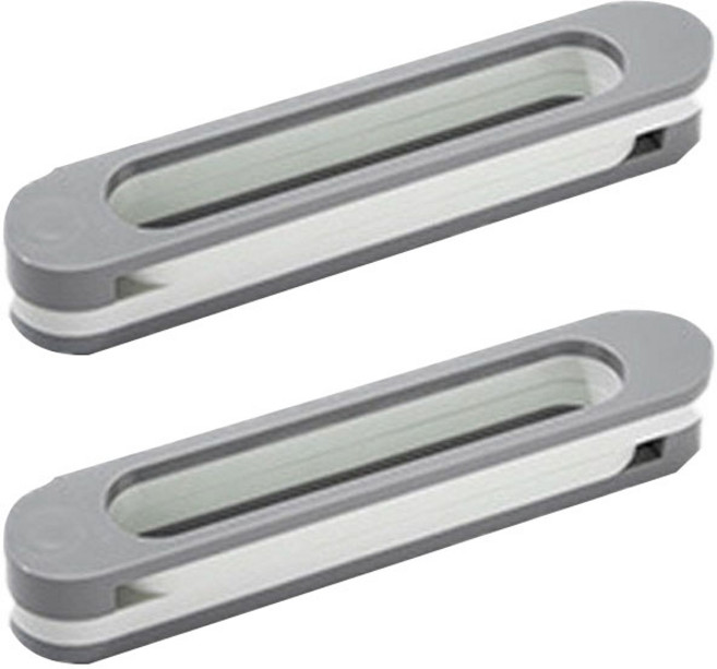 3단 접이식 슬리퍼 걸이대, 그레이, 2개