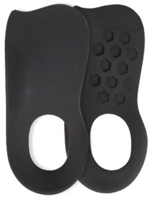 하이어앤하이어 발바닥 보호대 양쪽 세트 블랙, 1세트