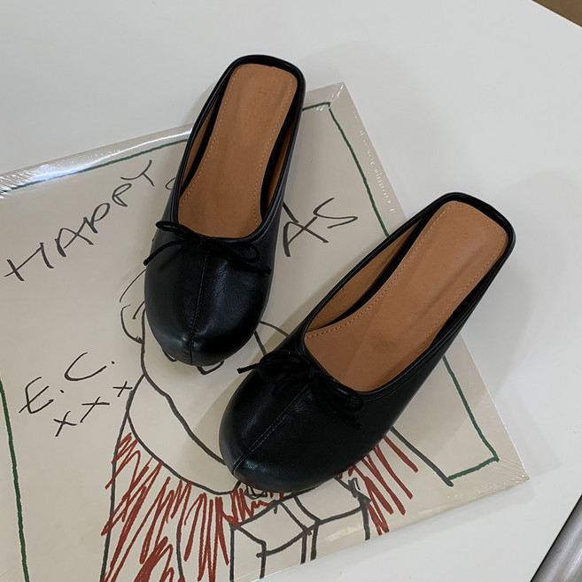 여성용 도로시 리본 뮬 슬리퍼 2cm