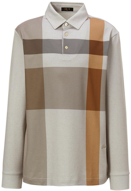 닥스 남성용 체크배색 긴팔카라티셔츠 DMTS1C001I2