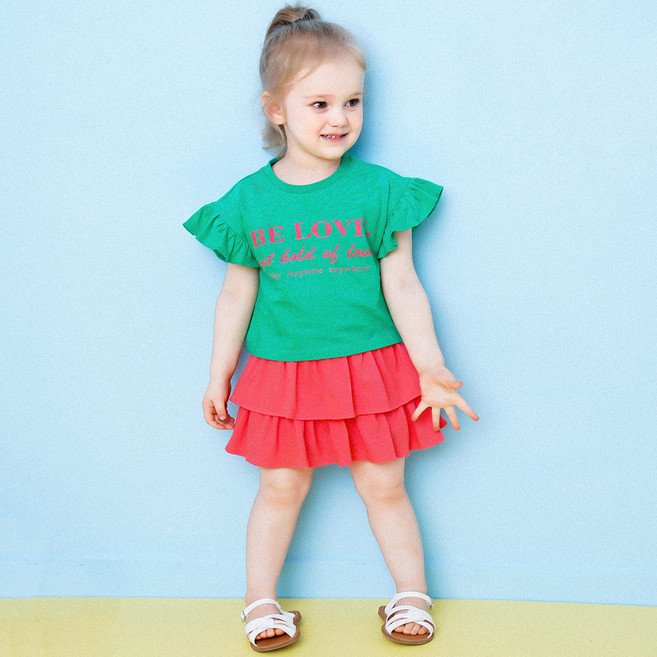 헤이미니 아동용 에바프릴캉캉 상하복