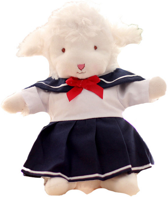 네이처타임즈 양 인형, 17cm, 마린 원피스, 1개