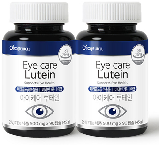 로니웰 아이케어 루테인, 90정, 2개