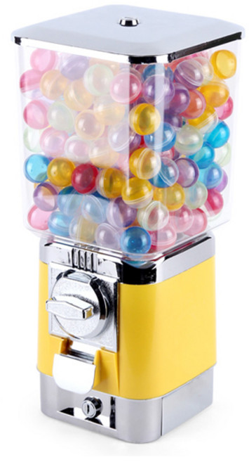 토이캡슐 자판기 옐로우 + 캡슐 200p, 1세트