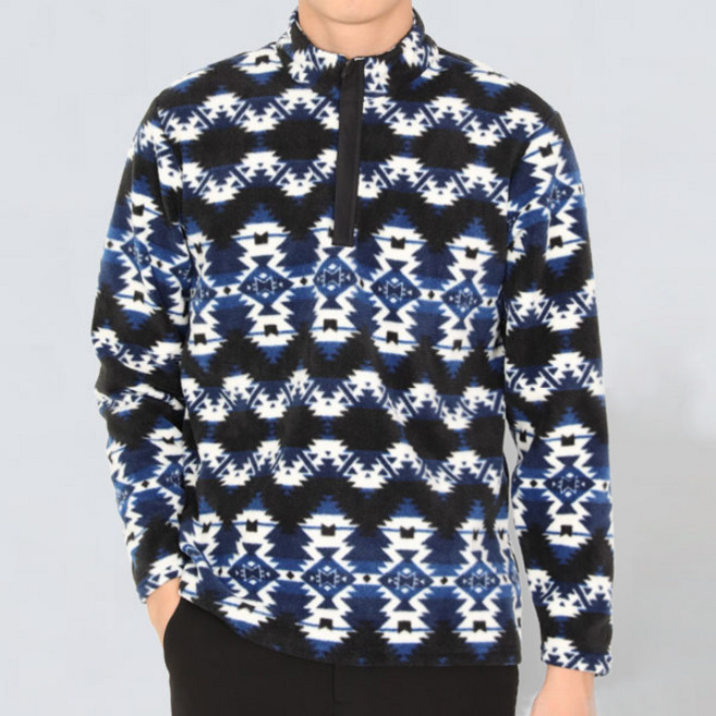 엑스트라스포티 남성 생활백서 지퍼 플리스 긴팔 기모 집업 B13LT082M