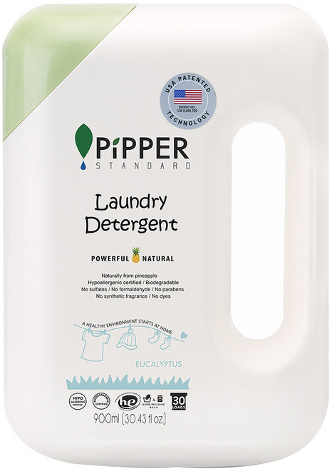 피퍼스탠다드 파인애플발효액 세탁세제 본품 유칼립투스향, 900ml, 1개