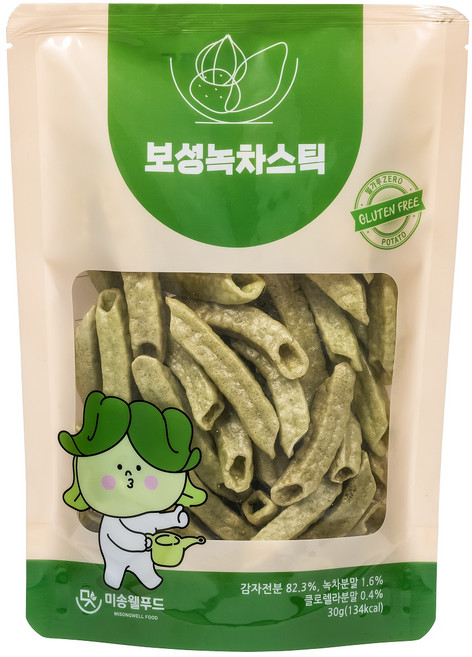 미송웰푸드 보성녹차스틱, 30g, 8개