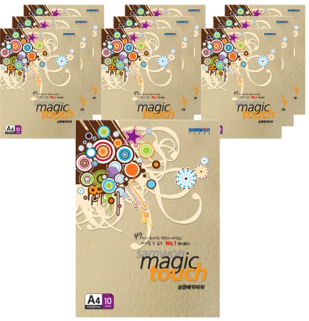 삼원특수지 매직터치 복사용지 M11 연갈색 180g, 100매, A4 - 쿠팡