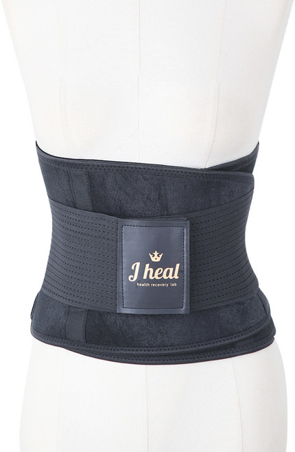 제이힐 프리미엄 헬스코르셋 허리보호대, 1개, 블랙