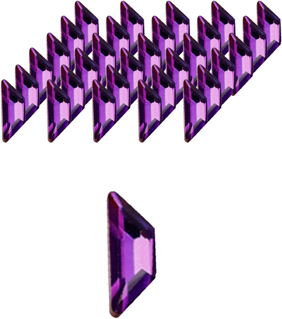 골드루쓰 미니트레피즈 네일파츠, 퍼플, 40개