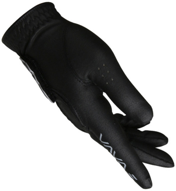 어베이브 여성용 스컬로고 칼라 골프장갑 오른손용, 블랙, 1개