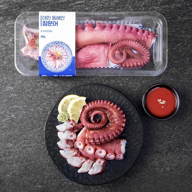 얌테이블 데친 동해안 참문어, 180g, 1팩