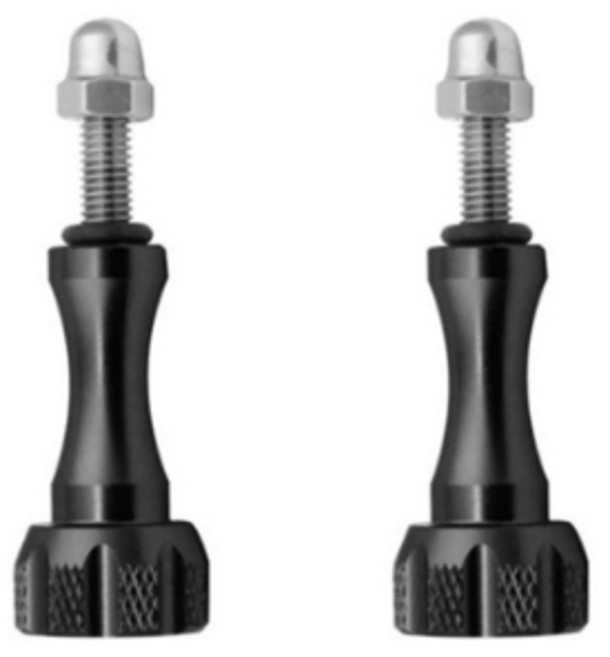 SHOOT 고프로 알루미늄 롱 스크류 나비 나사 2p, 1세트