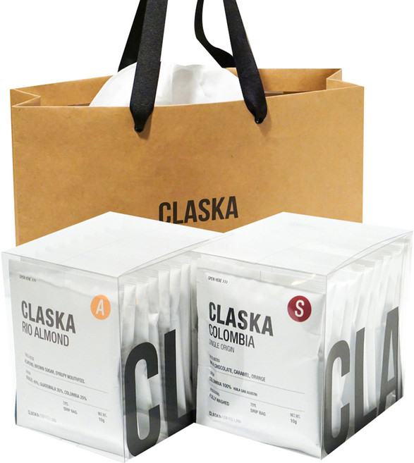 클라스카 드립백커피 기프트 세트 + 쇼핑백, 200g, 20개입, 1개