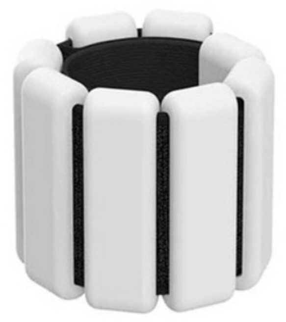 오제 실리콘 손목 중량밴드, 화이트, 450g