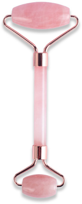 로즈쿼츠 쿨링 마사지 경락 림프 얼굴 페이스 롤러 박스 01, 로즈골드, 1개