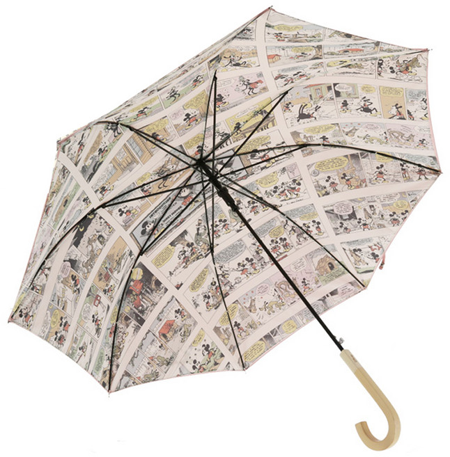 미키마우스 디즈니 미키미니 60 빈티지 카툰 이중지 장우산 KUDNU10036