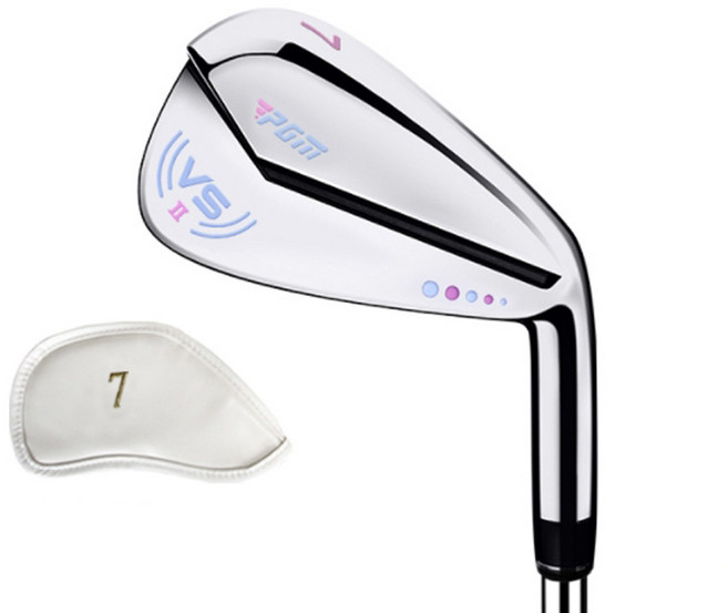 PGM Golf 女性用高爾夫7號鐵桿 鋼製 + 桿套 VS2, 28度