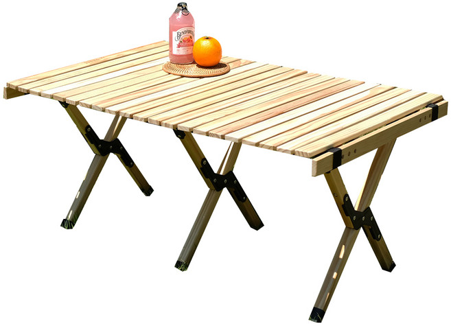 밴프 우드롤 테이블 내추럴파인 OT068