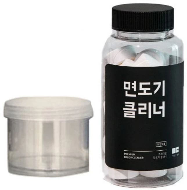만듬 면도기 클리너 + 세척통, 30개입, 1개 - 쿠팡