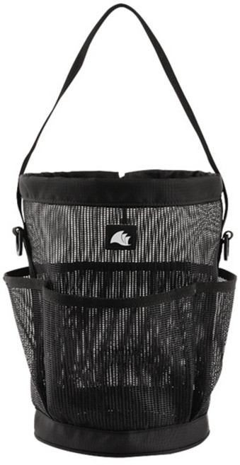 스윗스윔 다용도 포켓 메쉬백, BLACK