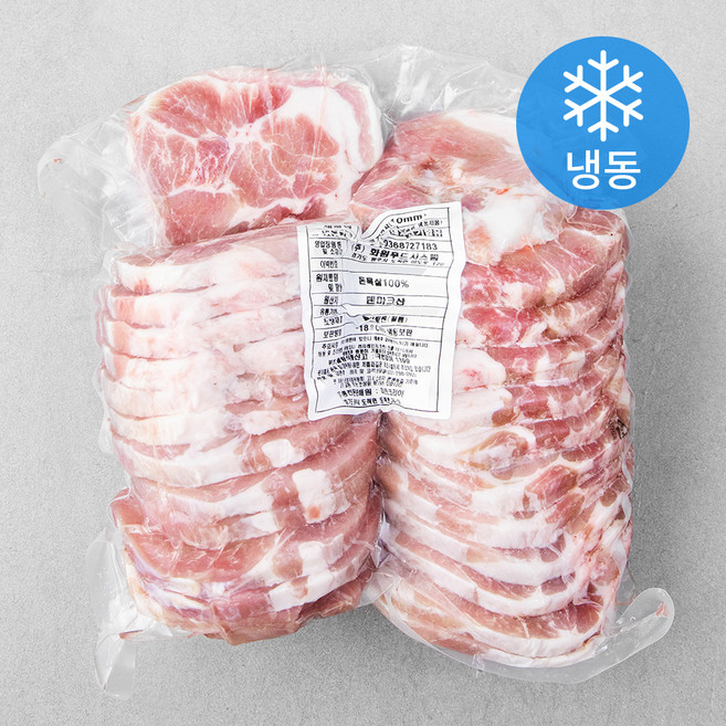 미트코리아 덴마크 목살 10mm (냉동), 2.5kg, 1개