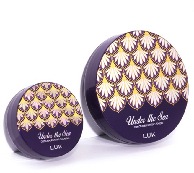 언더더씨 컨실러 쿠션 킹 25g + 미니 세트, 21 라이트 베이지(킹), 23 내추럴 베이지(미니), 1개