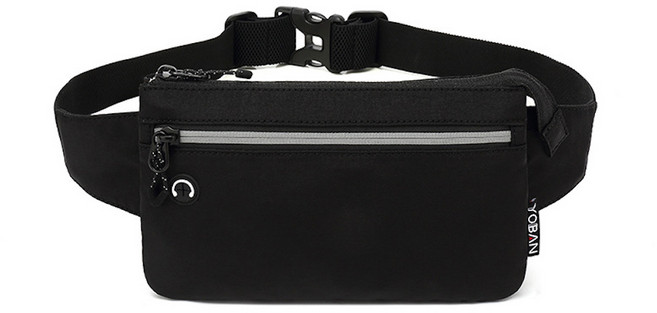 요반 BUBU 아웃도어 방수 휴대폰 가방, 블랙, 1개