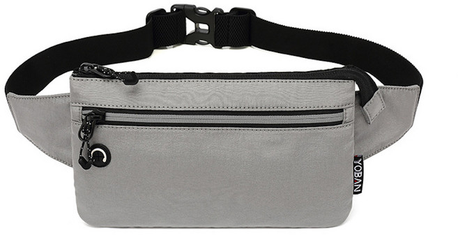 요반 아웃도어 방수 휴대폰 가방, 라이트그레이, 1개