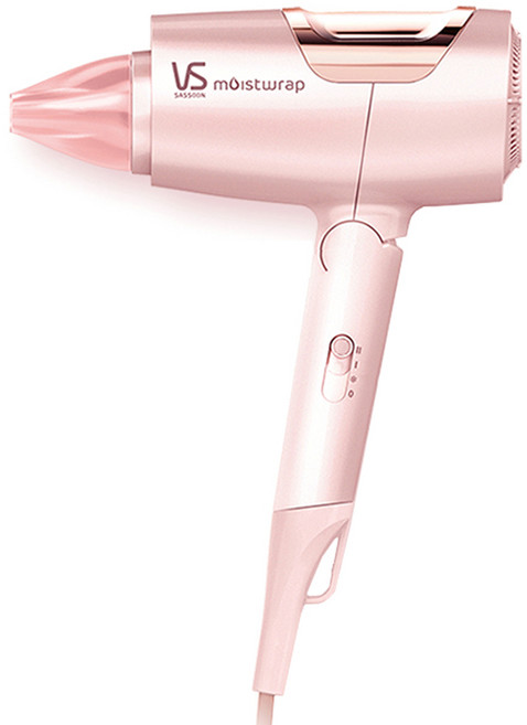 비달사순 모이스트랩 접이식 헤어 드라이기 1800W, 베이비핑크, VSD1201K