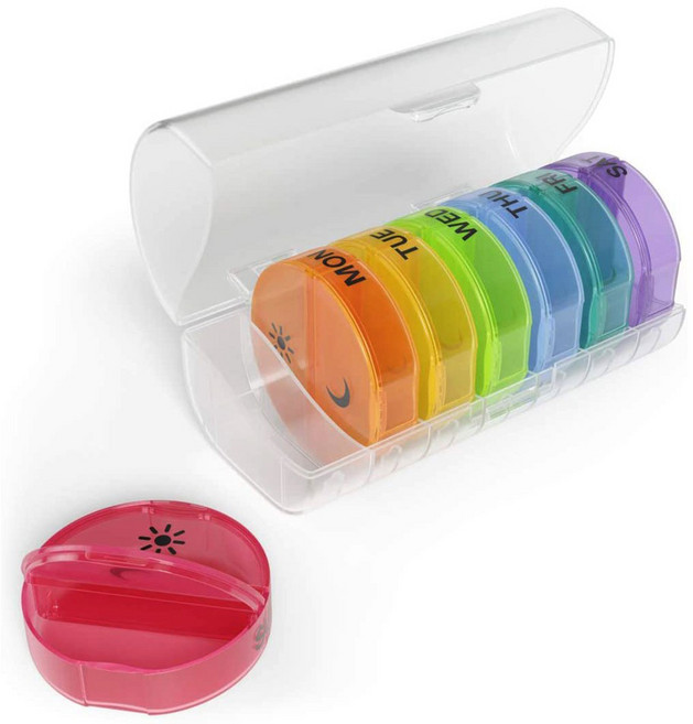 이지도즈 7일 2칸 분리형약통 70310, 1개