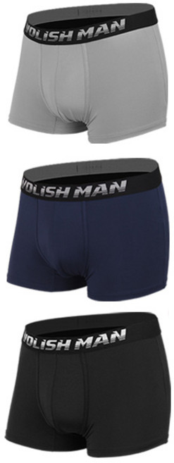 볼리쉬 남성용 베이직 드로즈 3종 세트