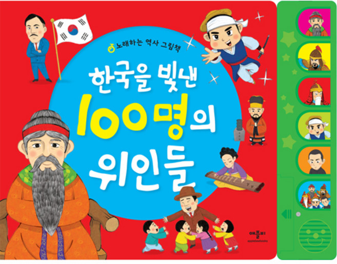 한국을 빛낸 100명의 위인들, 애플비, 단품