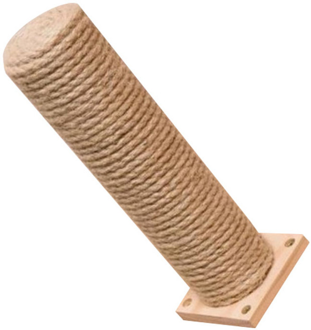 반려묘 바이마음 원형 기둥 스크래쳐 M20, 우드, 1개