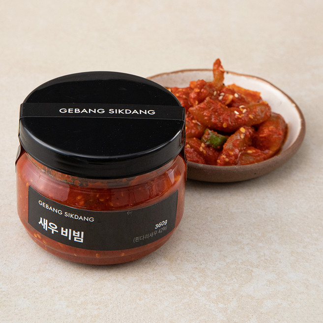 게방식당 새우비빔, 360g, 1개