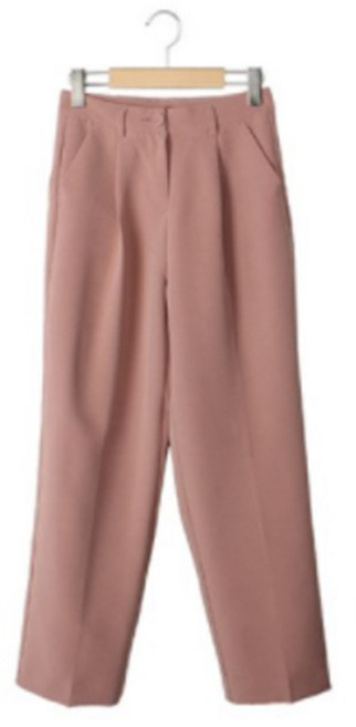 린다샵 여성용 로페이 핀턱 베이직 와이드 슬랙스 PT8388K19