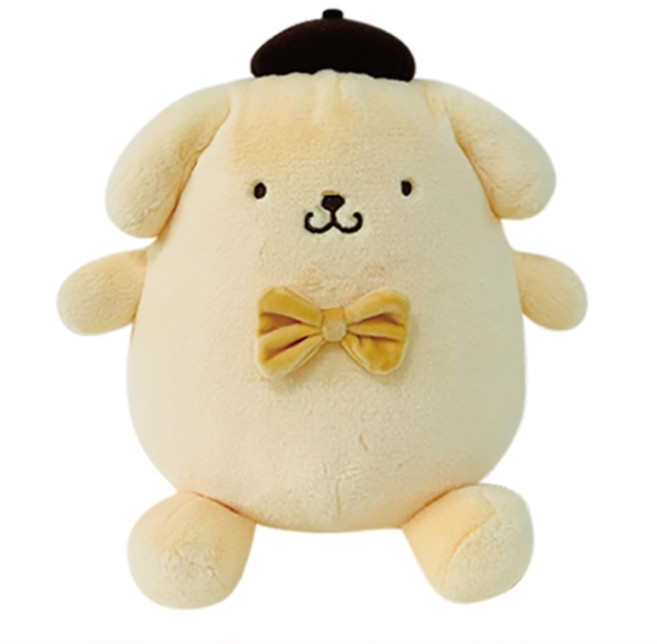 제이콥씨엔이 산리오 프랜즈 폼폼푸린 리본 인형 M, 혼합색상, 25cm, 1개