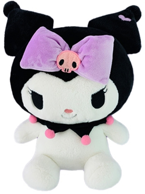 三麗鷗角色蝴蝶結毛絨玩偶 酷洛米, 30cm, 單色, 1個