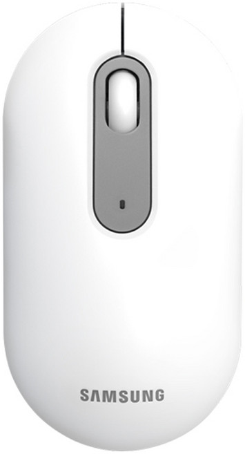삼성전자 블루투스 2.4 겸용 듀얼 무선 모드 멀티페어링 마우스, SM-M1000QW, 화이트